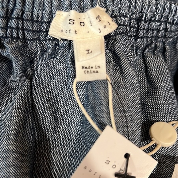 NEW Soft Joie Denim Dress Large - Picture 8 of 13